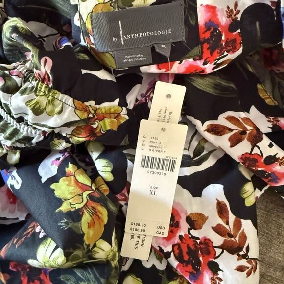 NWT By Anthropologie Womens Floral V-neck The Somerset Maxi Dress Multicolor XL - Picture 12 of 16